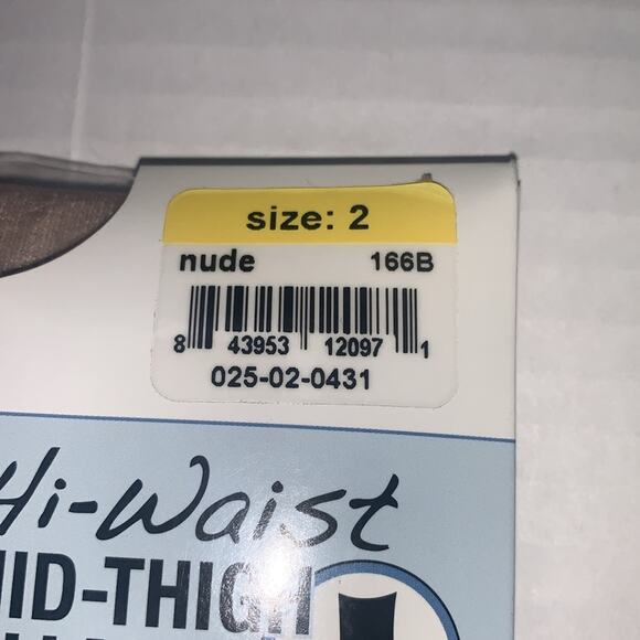 SPANX - Assets by Sara Blakely Hi-Waist Mid-Thigh Shaper Nude Size 2 - Picture 8 of 11